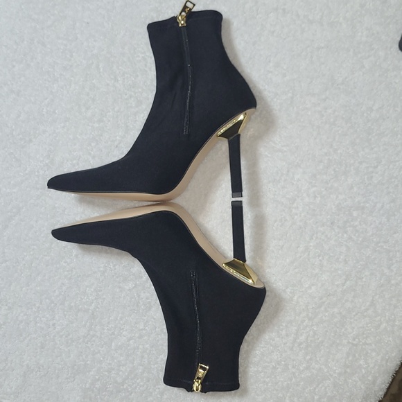 Good American Ankle Shine Neoprene Booties Size 6.5 - Picture 7 of 10